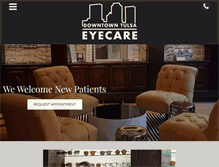 Tablet Screenshot of downtowntulsaeyecare.com
